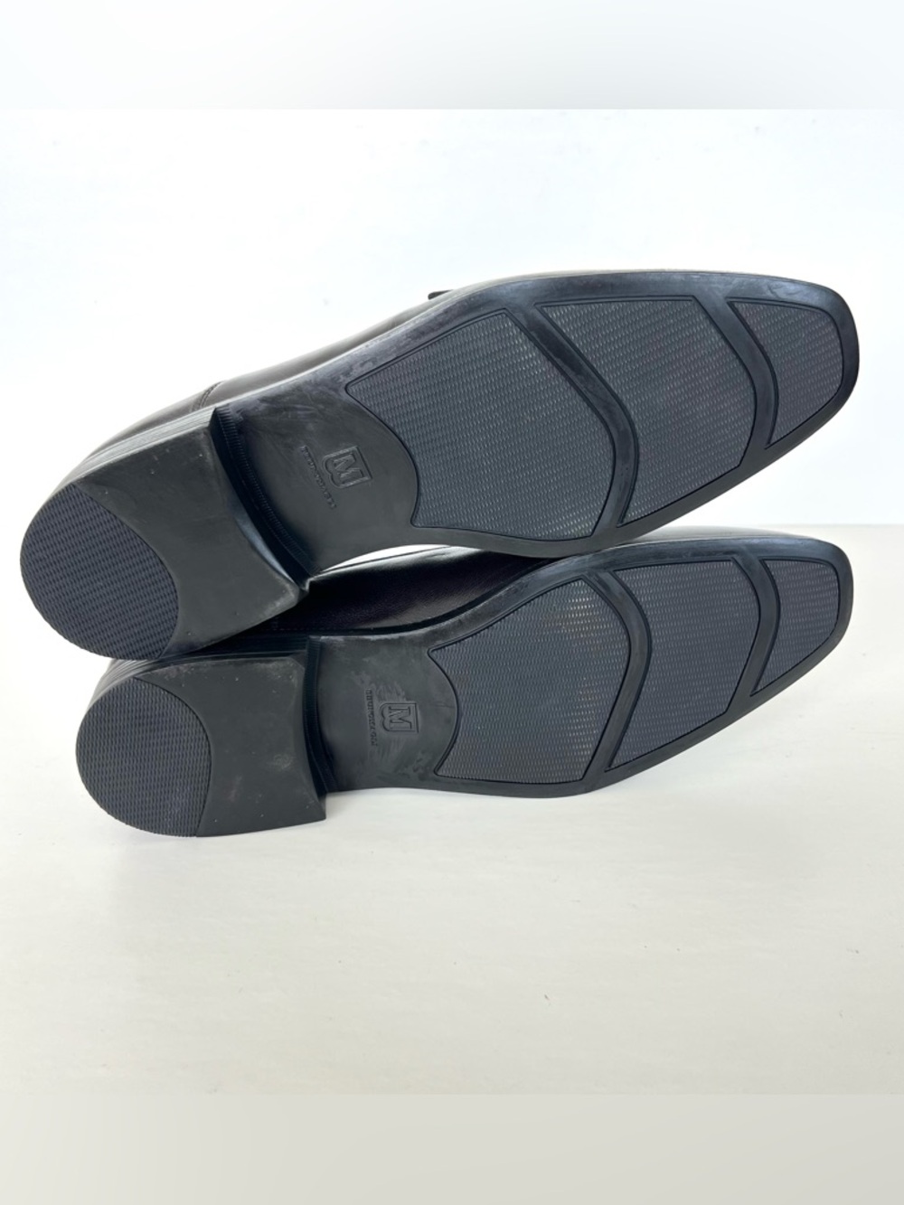 BRUNO MAGLI Paro Dark Brown Structured Buckle Strap Dress Shoes Oxford Sz 11 M - Picture 9 of 13